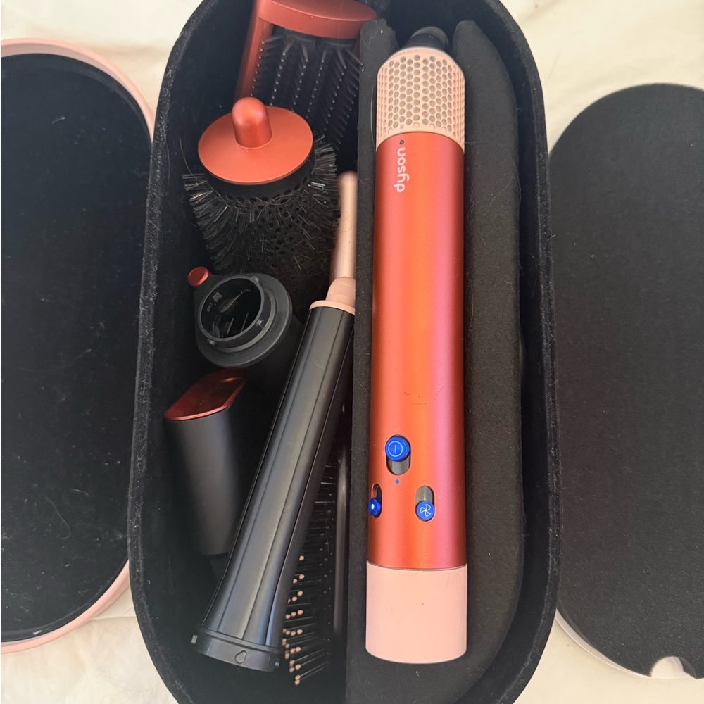 SOLD - Dyson Air wrap Hair Styling Set in Pink